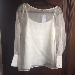 NWT Banana Republic Heritage Silk Top